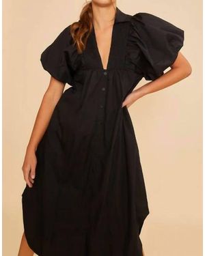 Anniewear Ella Midi Dress - Black