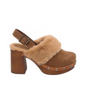 Chocolat Blu Fawn Heels - Brown