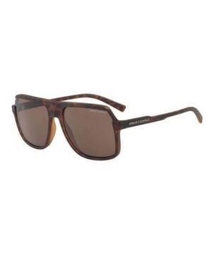 Emporio Armani Ax 4066S 802973 Sunglasses - Brown