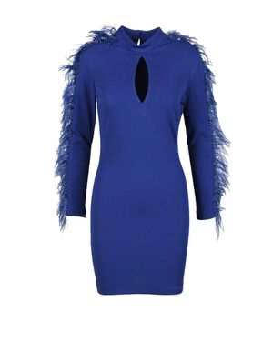 Spell Bold Fitted Mini Dress - Blue