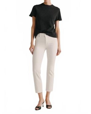 DL1961 Mara Straight Mid Rise Instasculpt Jeans - Black