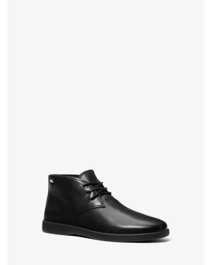 Michael Kors Michael Kors Wesley Leather Boot - White