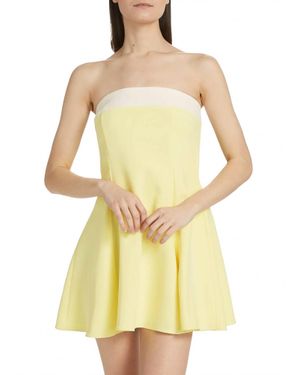 Amanda Uprichard Kerielle Dress - Yellow