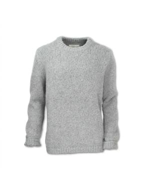 Purnell Mohair Blend Sweater - Gray