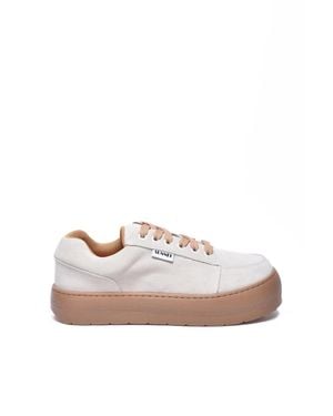 Sunnei Suede Sneakers - Brown