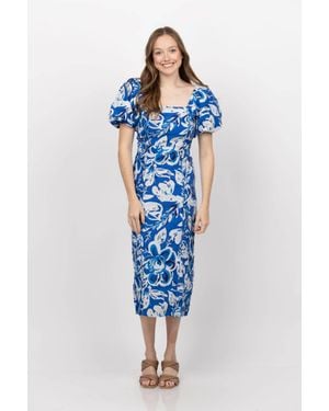 Cleobella Zora Midi Dress - Blue