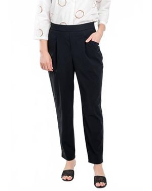 RAFFAELLO ROSSI Liliana 7/8 Pants With Pocket - Blue