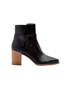 Jack Rogers Timber Tassel Bootie Leather 141231Bt05-001 - Black