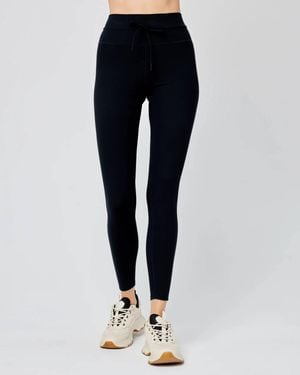 LSPACE Turner Rib Fabric Leggings - Blue