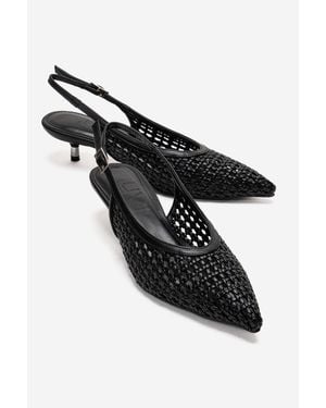Prologue Shoes Orelis Kitten Heel Pump - Black