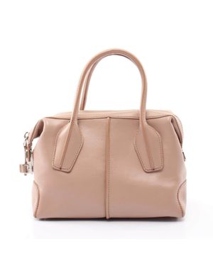 Tod's D-Styling Mini Leather Handbag - Pink