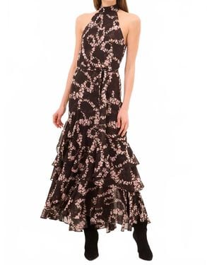 MISA Los Angles Eliana Maxi Dress - Brown