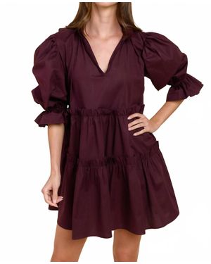 Sofia Collections Georgia Mini Dress - Red