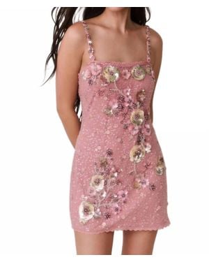 LoveShackFancy Rosmara Dress - Red