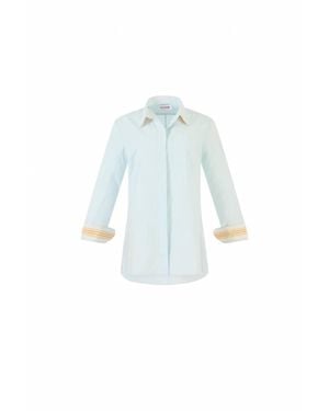 Rosie Assoulin Oversized Button Down Shirt - Blue