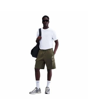 Nike Club Fleece Cargo Shorts - Black