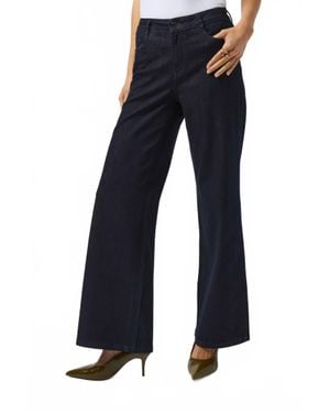 Joseph Ribkoff Goldie Classic Wide Leg Jeans - Blue