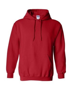Gildan Heavy Blend Adult Hooded Sweatshirt/Hoodie - Red
