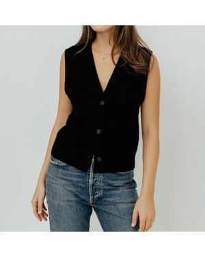 Velvet By Graham & Spencer Lu Vest - Black