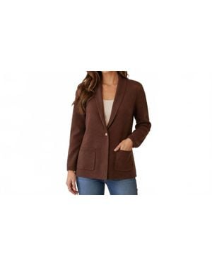 Tahari Knit Blazer - Black