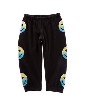 Chaser Brand Fleece Slim Slouchy Pant - Black