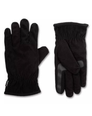 Isotoner Active Stretch Glove With Gathered Wrist - Black