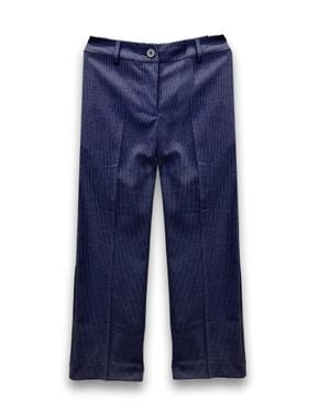 KatieJnyc Girl's Tween Pinstripe Sienna Trouser - Blue