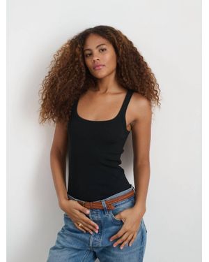 Alex Mill 365 Ribbed Tank Top - Black