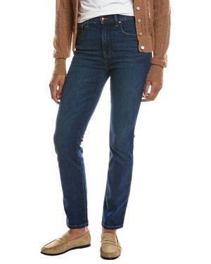 Madewell The Pencil Pipestone Wash Jean - Blue