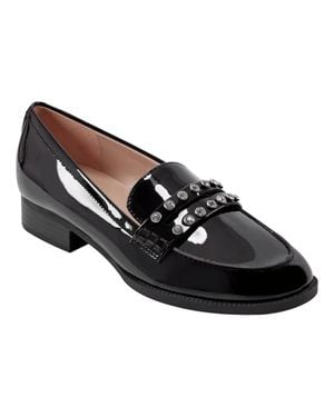 Bandolino Laura Loafer Round Toe Slip-On Casual Shoes Htat858 - Black