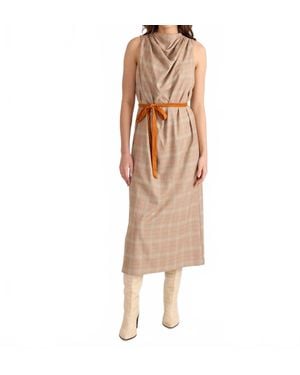S'Edge Clay Midi Dress - Brown