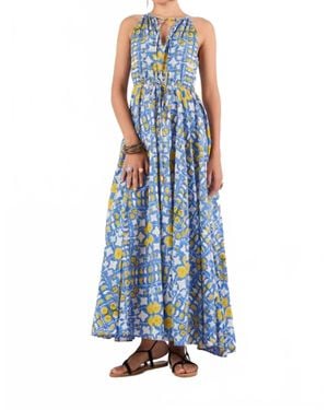 Beyond By Vera Marina Dress - Blue