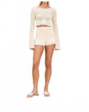 Devon Windsor Scarlett Short - White