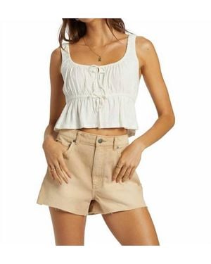 Billabong June Top - Natural