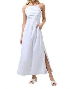 Sugarlips Joyce Pleated Maxi Dress - Purple