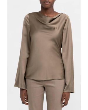 Significant Other Samara Long Sleeve Top - Brown