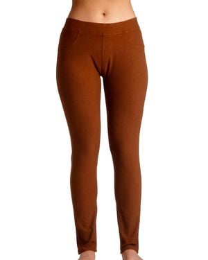 Angel High Rise Jegging - Brown