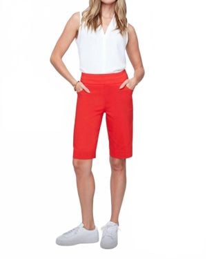 Renuar Course Classic Pull-On Shorts - Red