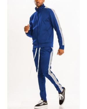 TRUEDAMES Single Stripe Track Set - Blue
