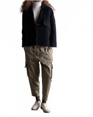 Psophia Modern Jacket Peacoat - Black