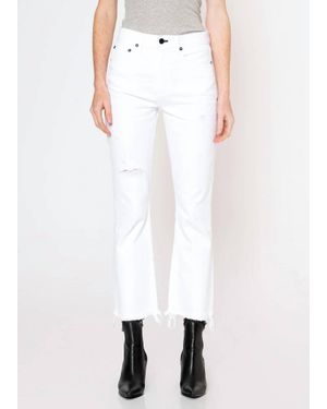 NOEND Farrah Kick Flare - White