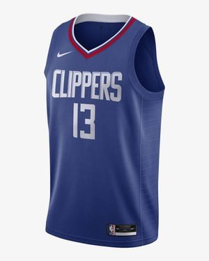 Nike Nba Clippers Kawhi Leonard Jersey - Blue