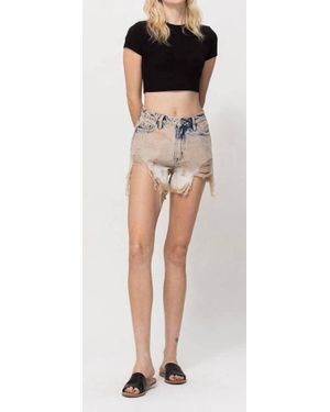 VERVET BY FLYING MONKEY Sienna Vintage Shorts - Black
