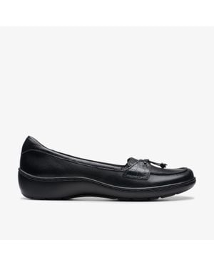 Clarks Cora Haley Leather - Black