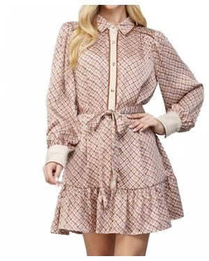 Fate by LFD Geometry Baby Dress - Gray