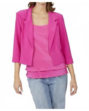 FRANK LYMAN Knit Blazer - Red