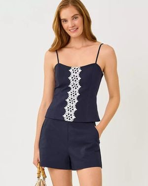 Lilly Pulitzer Shelli Stretch Top - Blue