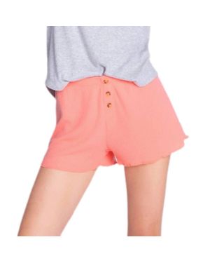 Pj Salvage Textured Basics Short - Pink