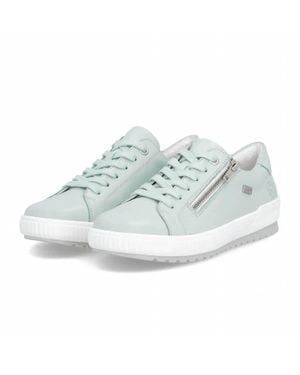 Rieker Maditta Side Zip Sneaker - Blue