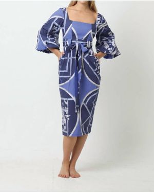 Kleid Valeria Midi Dress - Blue